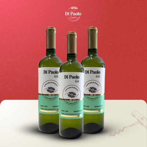 Combo 3 Vinhos Brancos Di Paolo Chardonnay